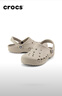 卡骆驰（CROCS）贝雅洞洞鞋男鞋女鞋轻便耐磨一脚蹬拖鞋休闲鞋百搭花园鞋|10126 卵石色-2V3 41 /42(260mm) 实拍图
