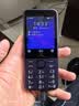 诺基亚（NOKIA）235 4G 移动联通电信全网通 2.8英寸双卡双待 直板按键手机 老人老年手机 学生手机 紫色 实拍图