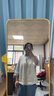 优衣库女装全棉衬衫/长袖衬衣休闲通勤外套26春夏新款482828 01 乳白色(条纹) S 实拍图