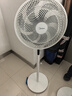 美的（Midea）【飓风节能】七叶柔风立式电风扇/家用轻音落地扇/台式小型风扇/大风力遥控定时摇头风扇 SAH35BSJ 实拍图