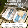 taoqibaby奶瓶刷收纳盒 杯刷餐具刷沥水架旅行户外便携6合1食品级材质 实拍图