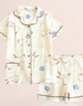 9i9孕妇月子服夏季纯棉短袖短裤哺乳衣纱布睡衣产后喂奶服套装A71L 实拍图