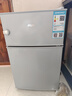 奥克斯（AUX）家用双门迷你小型冰箱 冷藏冷冻保鲜小冰箱 宿舍租房节能电冰箱 【国家补贴】BCD-30K118 基础款 银色 实拍图