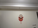 BBA挂钟客厅八方来财新中式创意餐厅装饰钟表挂墙石英钟25cm 实拍图