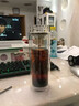 希诺（heenoor）玻璃杯男士双层防烫抗菌泡茶杯办公室车载保温水杯定制送生日礼物 升级镜面盖：315ml-手握舒适 实拍图