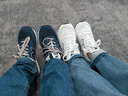 NEW BALANCE NB574官方休闲鞋男鞋女鞋网面鞋秋季复古舒适透气百搭情侣运动鞋 深蓝色 ML574EVN 40.5 (脚长25.5cm) 实拍图
