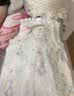 La Chapelle拉夏贝尔女童连衣裙2026新品洋气儿童夏装公主裙宝宝夏季无袖裙子 米色 送帽子 110 建议身高101-110cm 实拍图