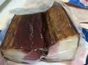 杨大爷 烟熏腊味农家湖南特产腊肉咸肉 湘西老腊肉1斤装500g 实拍图