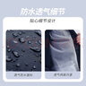 乐优佰易反光成人雨衣套装分体式 A春亚纺网格 3XL 防暴雨含雨裤骑车交通 藏青色 实拍图