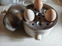 九阳（Joyoung）蒸蛋器 煮蛋器 定时 自动断电安心用 小型316L不锈钢多功能 双层蒸煮鸡蛋早餐神器ZD14-GE330 实拍图
