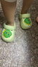 牧童儿童拖鞋夏男宝宝洞洞鞋软底女童卡通洗澡婴幼儿家居鞋奶龙绿150 实拍图