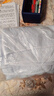 金号纯棉枕巾 家用寝室宿舍吸水吸汗枕巾 加大加厚 80*50cm 刺绣小花 蓝色2条 实拍图