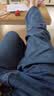 真维斯（Jeanswest）牛仔裤男秋冬季新款直筒宽松弹力舒适高端休闲长裤中青年男裤 602蓝色 34 码(2尺7) 实拍图