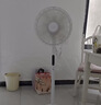 美的（Midea）【品质推荐】七叶轻音柔风电风扇/家用省电落地扇/台式电扇/广角摇头节能宿舍小型风扇 SAE35CA 实拍图