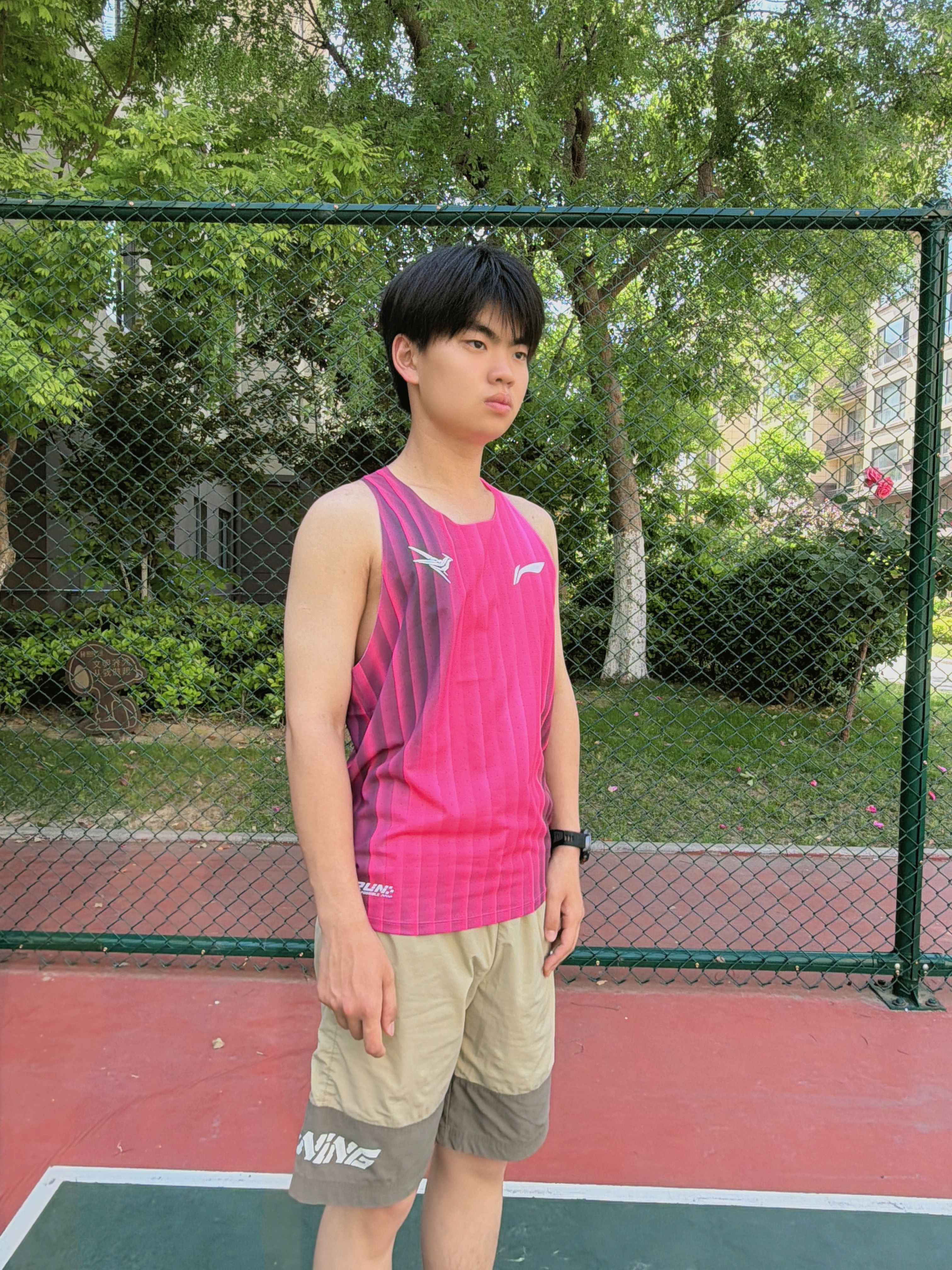 李宁小龙雀无锡马拉松跑步背心男夏新款速干修身透气比赛上衣AAYV123 实拍图