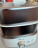 小熊（Bear）不锈钢煮蛋器双层蒸蛋器家用蒸鸡蛋羹神器多功能一体早餐机 可定时自动断电防干烧 ZDQ-K12L3 实拍图