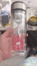 双层隔热玻璃杯耐高温水杯玻璃杯子双层高硼硅玻璃杯旅行装备 钢本色450ml 实拍图