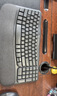 罗技（Logitech）Wave Combo 无线人体工学键鼠套装 垂直鼠标 无线蓝牙鼠标 办公键盘 无线键盘 蓝牙键盘 白色 实拍图