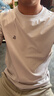 杰克·琼斯（JACK&JONES）26年男装四季打底T恤男士凉感透气多色情侣款短袖t恤水洗不易走形 晨灰色A04 XS 165 实拍图