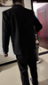 罗蒙西服套装男士修身职业正装西装套装商务伴郎服新郎服结婚礼服男装 实拍图