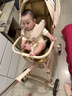 playkids普洛可天使遛娃遛娃神器推车婴儿车可折叠可坐可躺高景观婴儿车 （气垫头枕+40cm座舱）高配版-金砂晨雾 实拍图