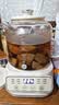 APIXINTL恒温养生壶0胶水全玻璃 电陶炉办公室全自动煮茶壶1.6L容量24h预约多功能烧水壶 带茶漏+炖盅 实拍图