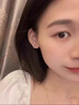 DAISY DREAM爆闪S形999足银圆头耳钉女独特睡觉免摘耳环养耳洞螺丝拧扣耳饰品 【999银】5mm双圆头锆石耳钉 实拍图