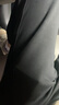 马克华菲（MARK FAIRWHALE）裤子男士春夏季高端商务休闲裤男修身直筒男裤长裤子 黑色 2XL 实拍图