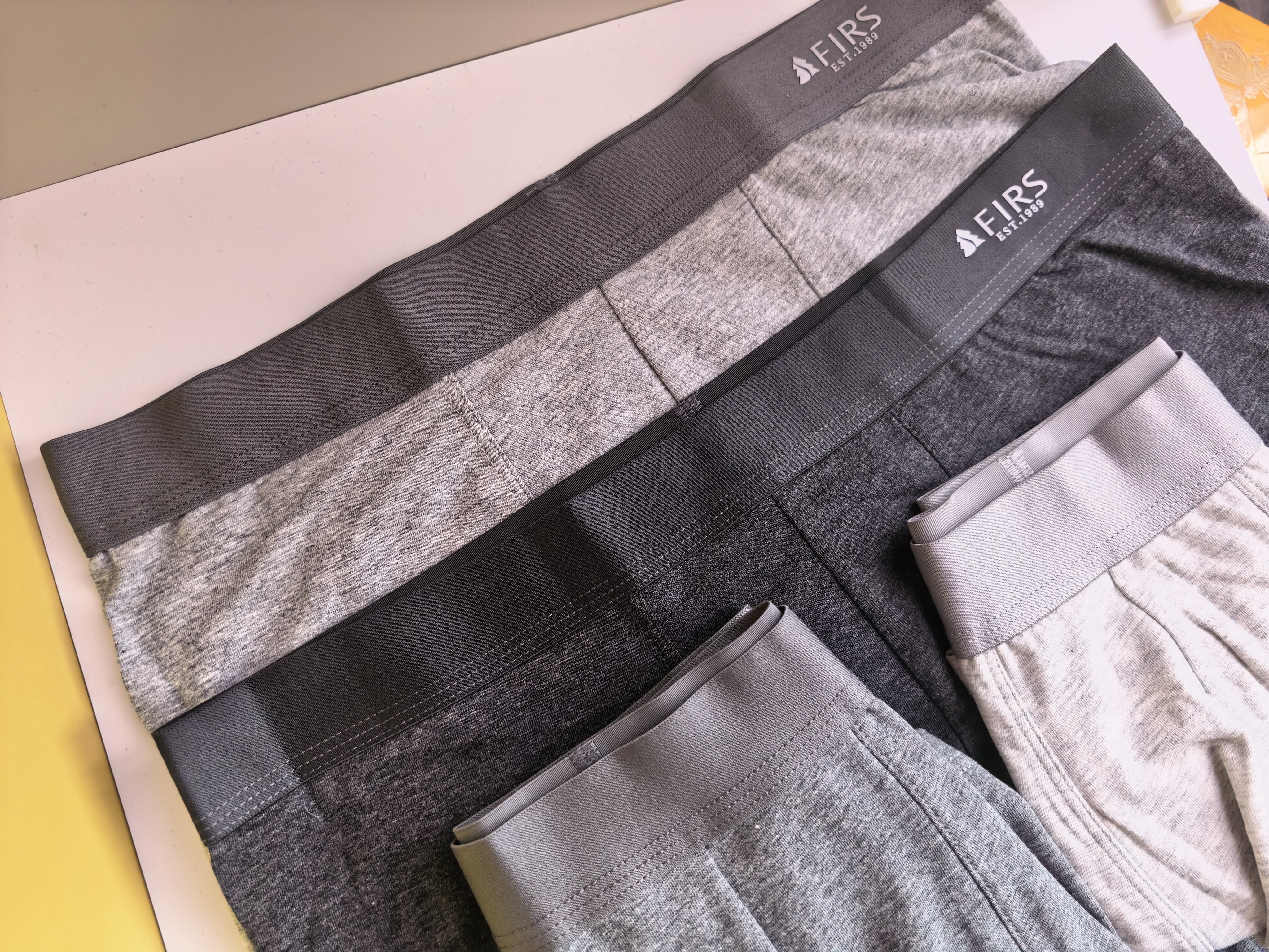 杉杉（FIRS）【A类医用棉】男士纯棉内裤男桑蚕丝底裤10A抗菌裆平角大码短裤衩 实拍图