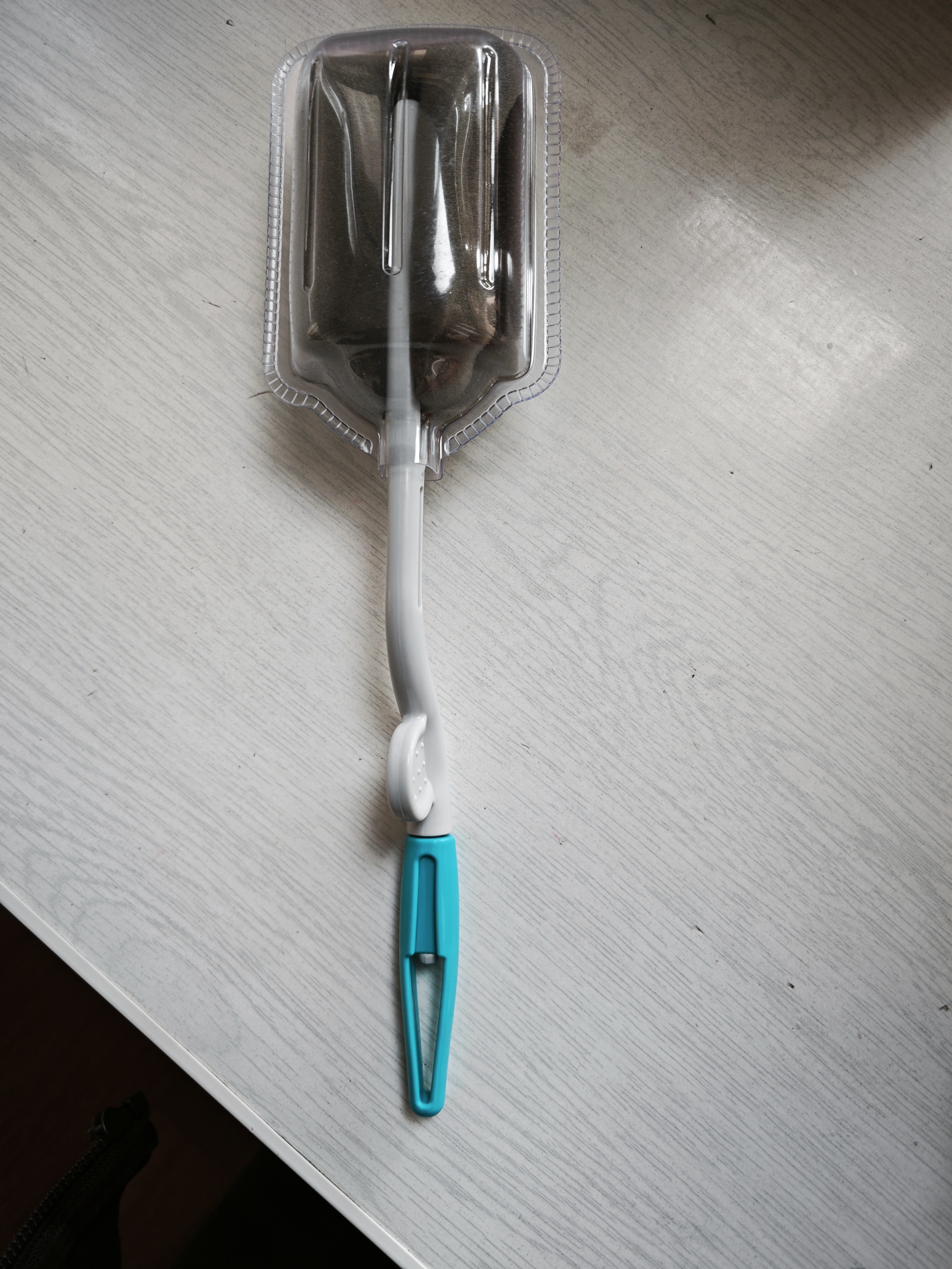 茶花 转动长柄瓶刷海绵洗杯刷清洁刷水杯刷神器保温杯刷颜色随机 实拍图