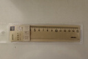 得力（deli）15cm亚克力直尺考研高考中考 高透耐磨 刻度清晰 尺子礼物 防粘橡皮屑 实拍图