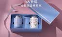Wedgwood【结婚礼物】保温杯高颜值咖啡杯便携水杯保冷保热随行杯 金粉+野草莓随行杯礼盒350ml 实拍图