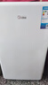 美的（Midea）93L单门小冰箱一级低音复古白色小单温冷藏租房家用宿舍办公室可放美妆BC-93MF【国家补贴】 实拍图