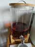 维纳仕耐高温泡酒瓶冷水壶带龙头网红啤酒桶可乐桶泡酒罐玻璃饮料水果泡茶桶容器8L 实拍图
