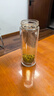 希诺双层玻璃杯男家用商务办公泡茶杯子过滤车载水杯XN-9302 345mL 实拍图