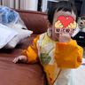 beedoll蓓兜儿童罩衣围兜防水防脏婴儿护衣饭兜宝宝画画围裙 小熊+小猪 实拍图