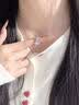 唯一（Winy）莫桑石四叶草999足银项链女款2026新款轻奢吊坠首饰520送女友礼物 实拍图