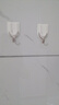 茶花挂钩贴 强力粘钩免打孔浴室挂衣架 厨房卫生间挂衣钩 2只装 实拍图