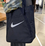 耐克NIKE男女单肩包 运动托特包拎包手提包休闲包DR7217-010黑 均码 实拍图