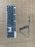 罗技（Logitech）K845机械键盘 有线键盘 办公电脑打字键盘  电竞游戏发光全尺寸个性化定制键帽 K845青轴+黑莓透光键帽 实拍图