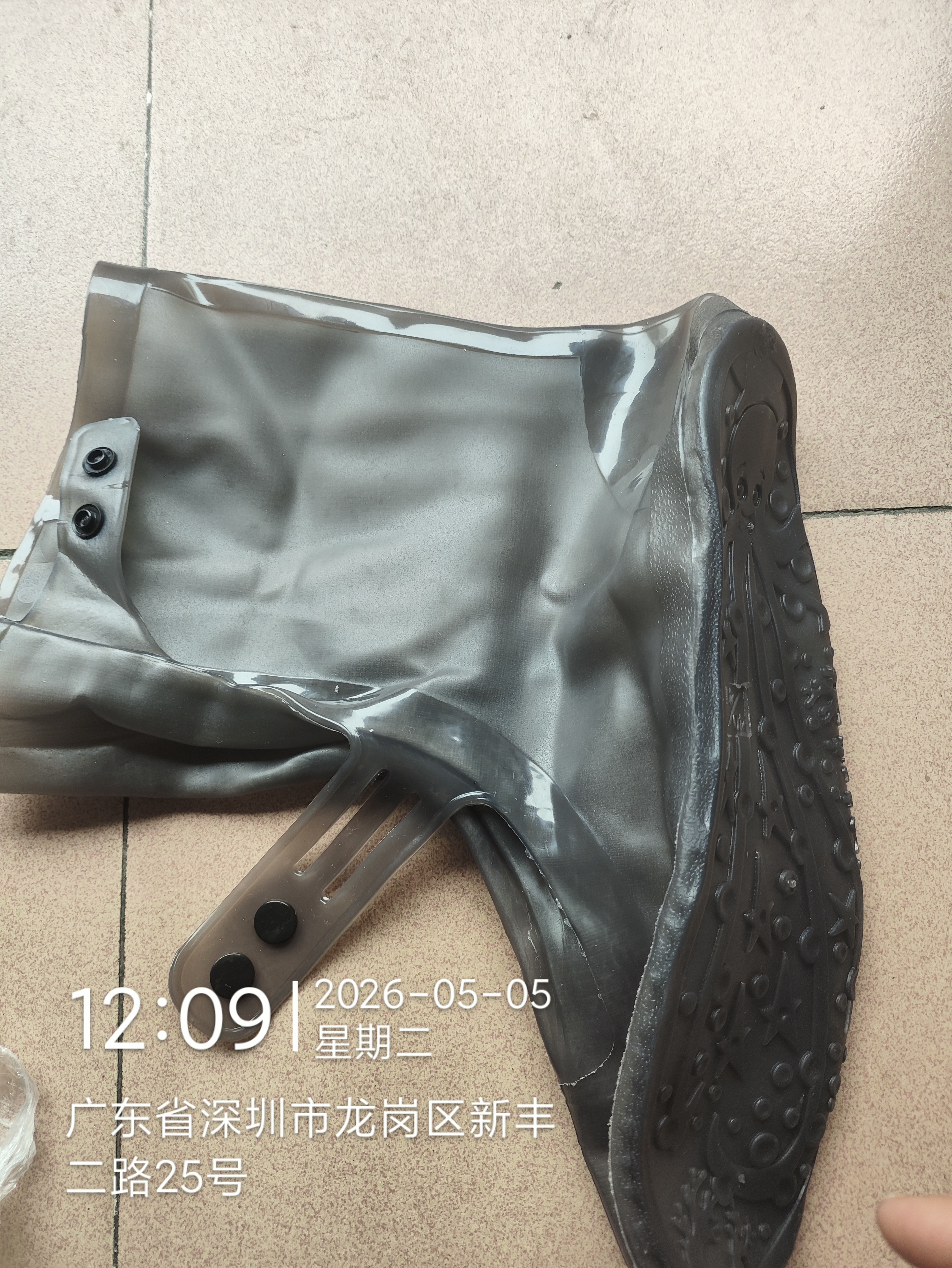 备美防水雨套鞋防雨防滑耐磨雨鞋成人男款反复用中高筒硅胶加厚水鞋 实拍图