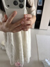 革曼孕妇装夏装宽松大码上衣遮肚子夏季裙子泡泡袖孕妇连衣裙夏天裙子 米白色 M(建议90-120斤) 实拍图
