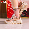 斐乐（FILA） 可颂面包鞋运动鞋女休闲鞋老爹鞋厚底鞋子 雾玫瑰/棕土色-MR 36 实拍图