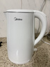 美的（Midea）【价保618】电热水壶烧水壶1.7L304不锈钢0涂层双层隔热自动断电1500W养生冲奶 MK-SH17M130 实拍图