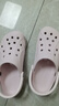 CROCS卡骆驰洞洞鞋贝雅洞洞鞋轻便运动鞋耐磨一脚蹬拖鞋休闲鞋|10126 裸粉-6PI 39 (240mm) 实拍图