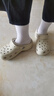 CROCS卡骆驰厚底云朵洞洞鞋|206750 骨白色-2Y2 36/37(230mm) 实拍图