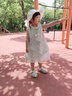 La Chapelle拉夏贝尔女童连衣裙2026新品洋气儿童夏装公主裙宝宝夏季无袖裙子 米色 送帽子 110 建议身高101-110cm 实拍图