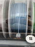 拓竹PLA Silk+光泽丝绸 3D打印耗材 质感色彩丰富 强度升级易打印 美学线材 RFID智能参数识别 天空蓝13603 含料盘 实拍图