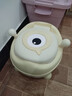 世纪宝贝（babyhood）大眼仔座便器 儿童小马桶坐便器 男女宝宝便携小便盆 PU软垫107黄 实拍图
