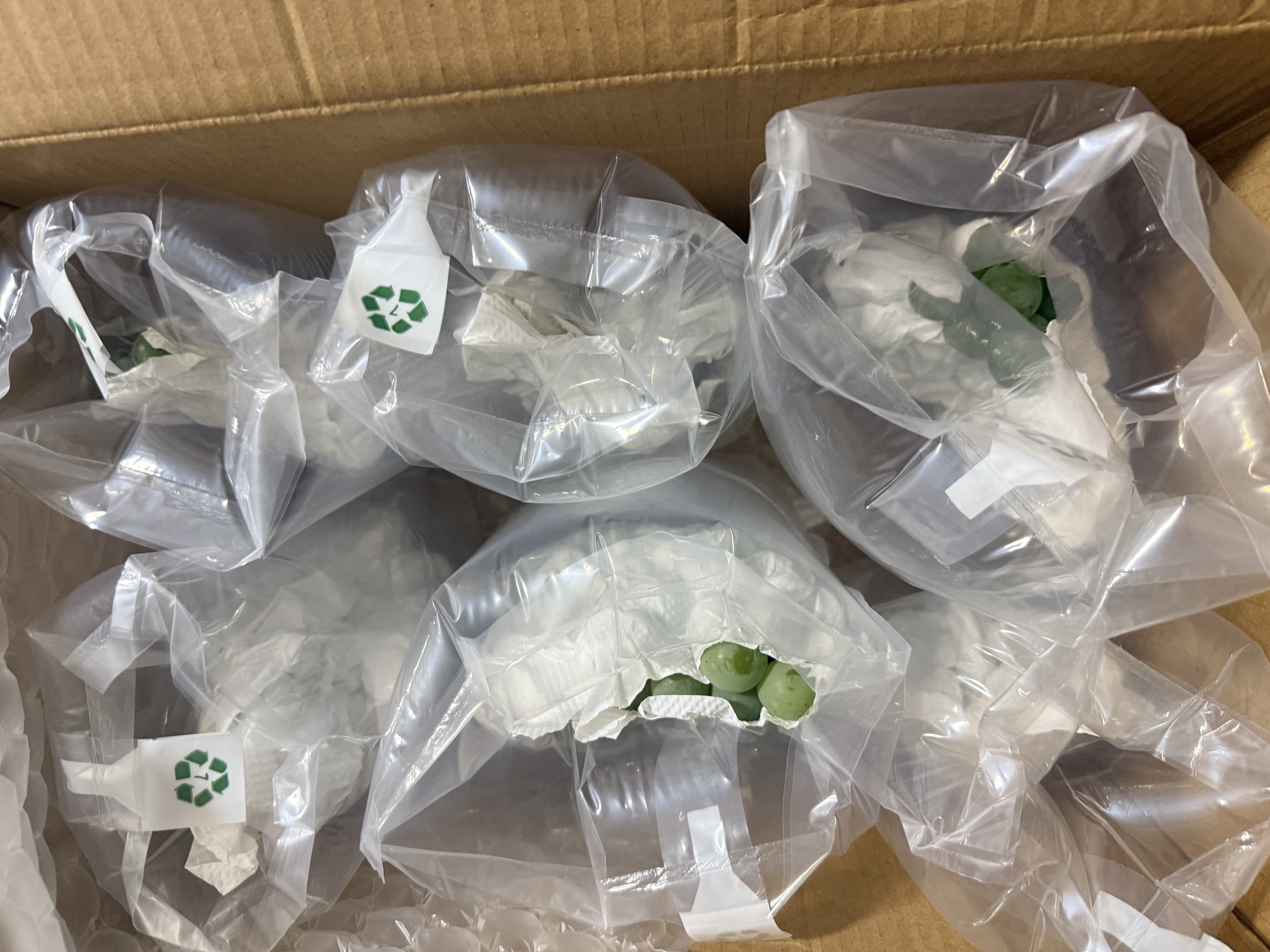 青樱红荔【顺丰直达】贵州水晶葡萄新鲜青葡萄农家时令孕妇水果绿提子端午 5斤装【美味畅享-超划算】 (安全气柱包装-顺丰送货上门) 实拍图